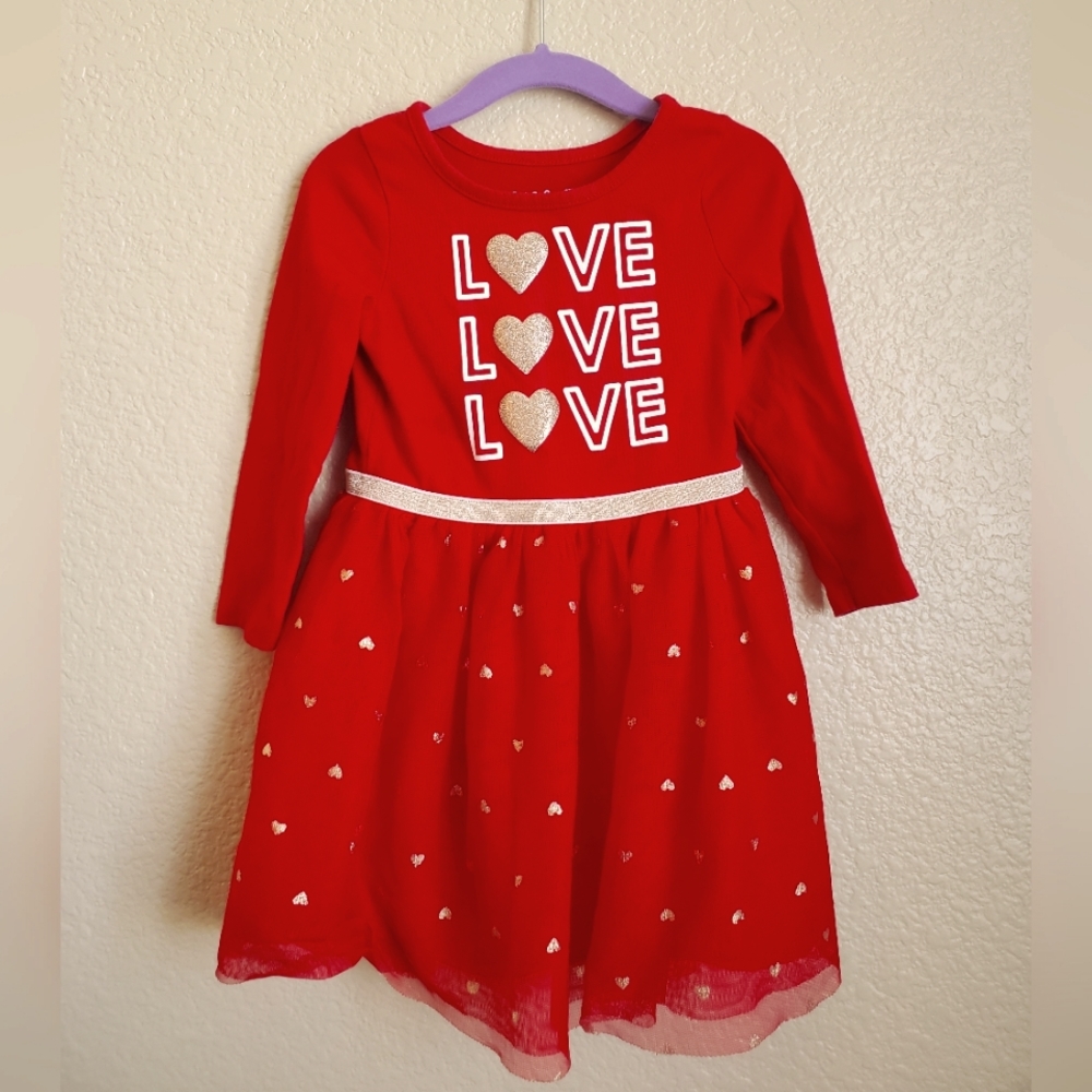 Love Hearts Tutu Dress 2T